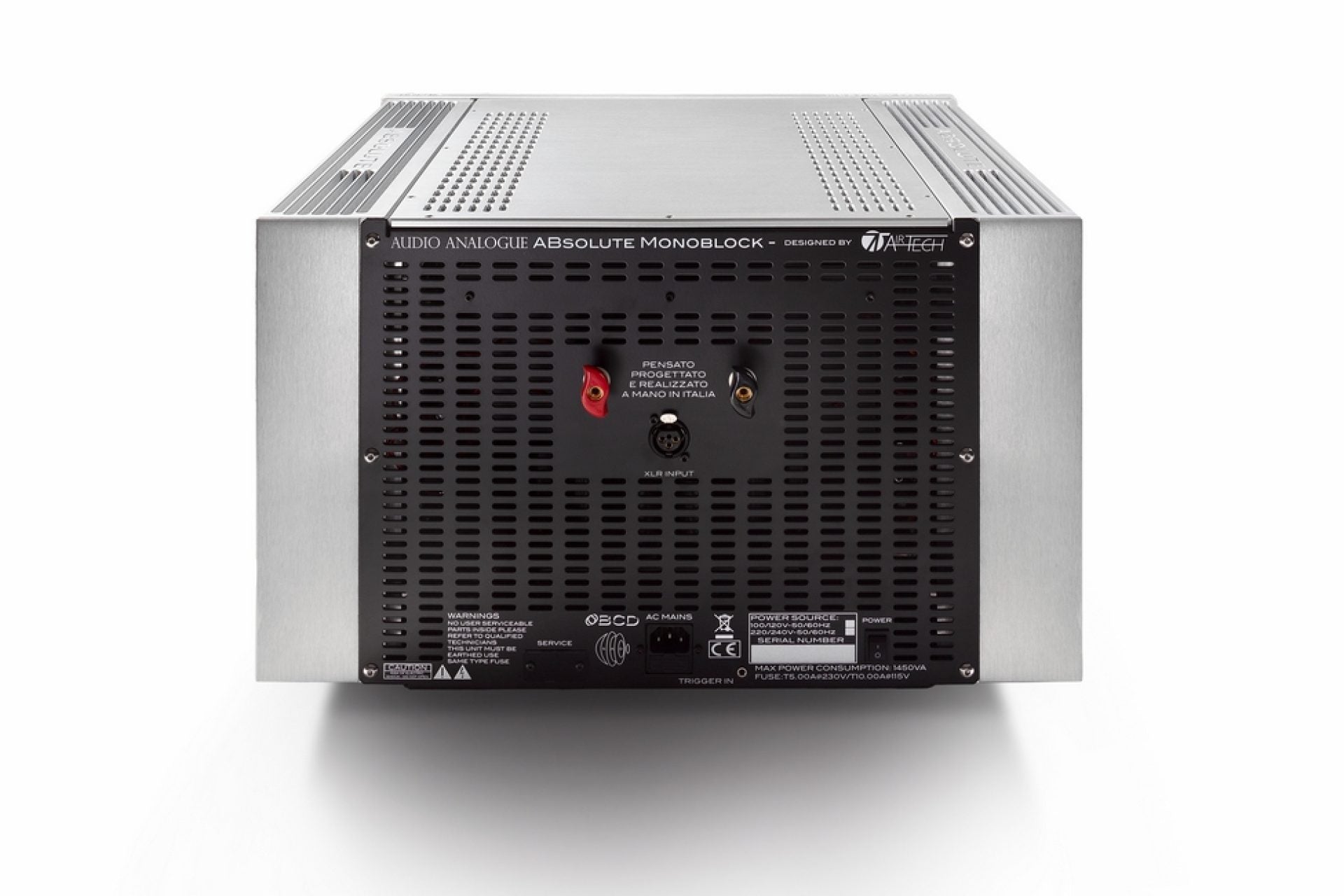 Audio Analogue "Absolute Monoblock" - 100W Pure Class A Zero Feedback Power Amplifier