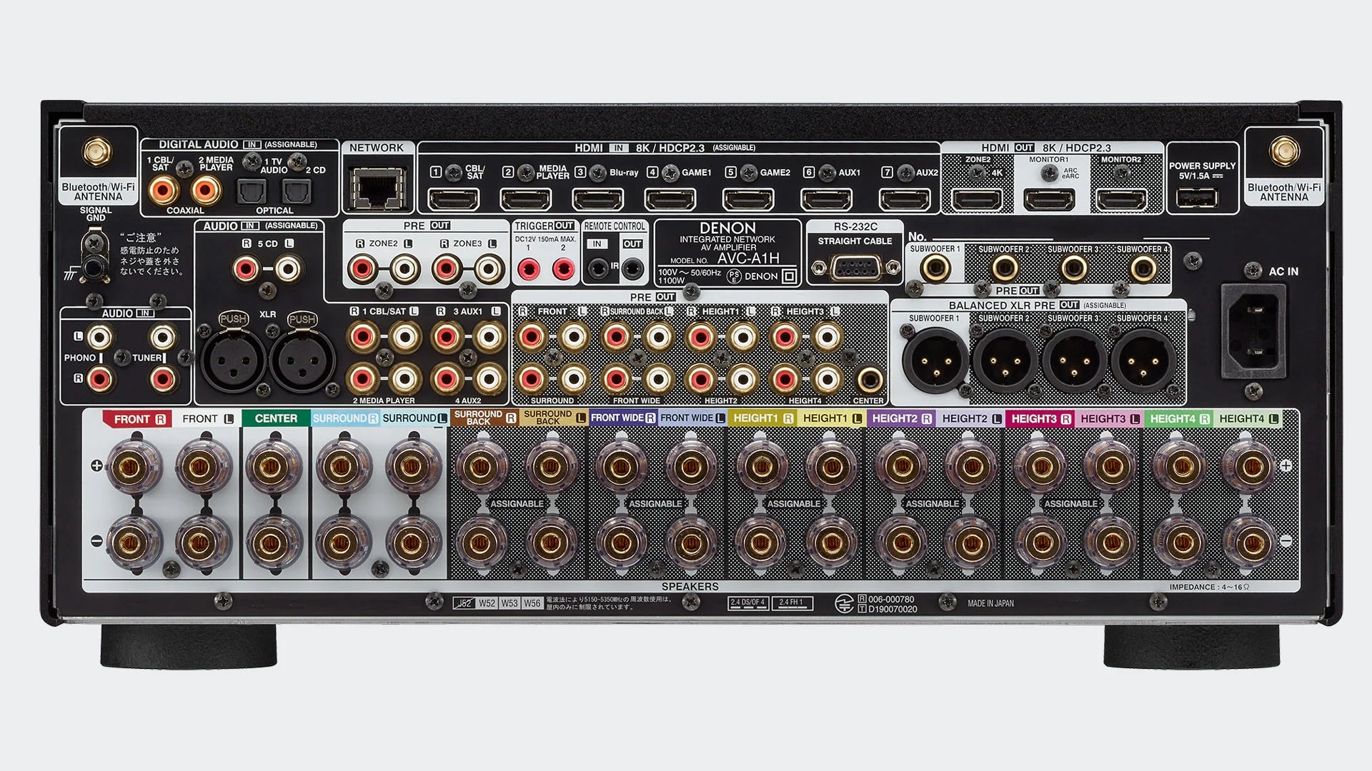 Denon AVC-A1H 15.4 Ch 8K AV Amplifier