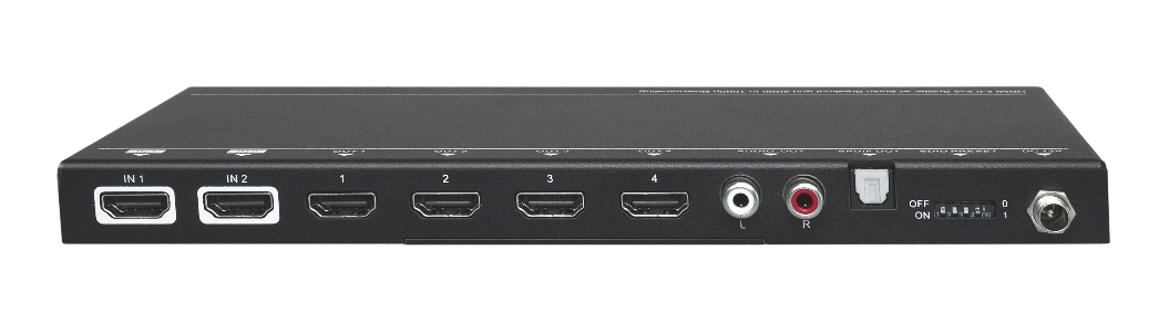 AV Gear AVG-UHS-24 HDMI2.0 Switcher 2×4 with Audio De-embedding