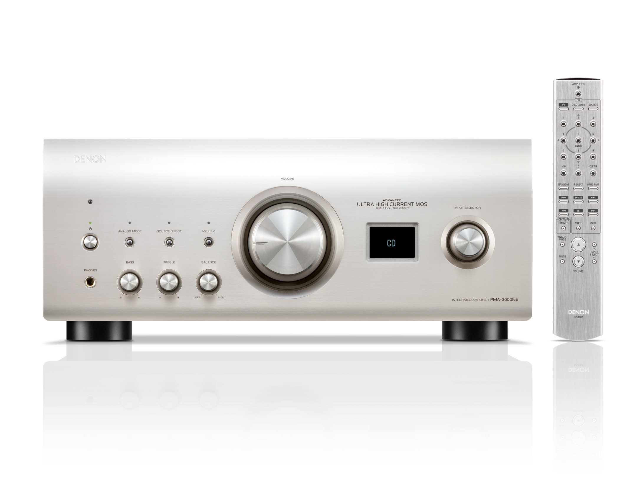 Denon PMA-3000NE - 2 Ch. 80W Integrated Amplifier with MM/MC phono stage