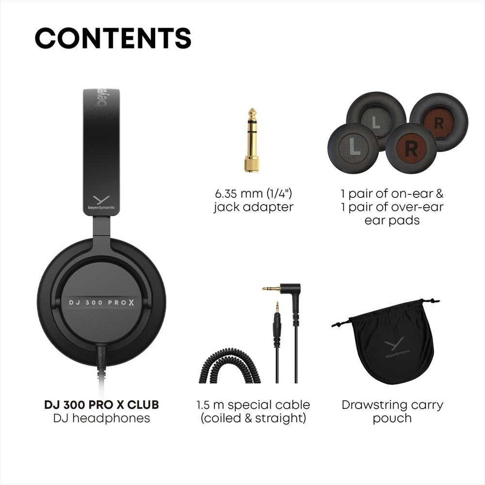 Beyerdynamic DJ 300 PRO X - Professional DJ Headphones