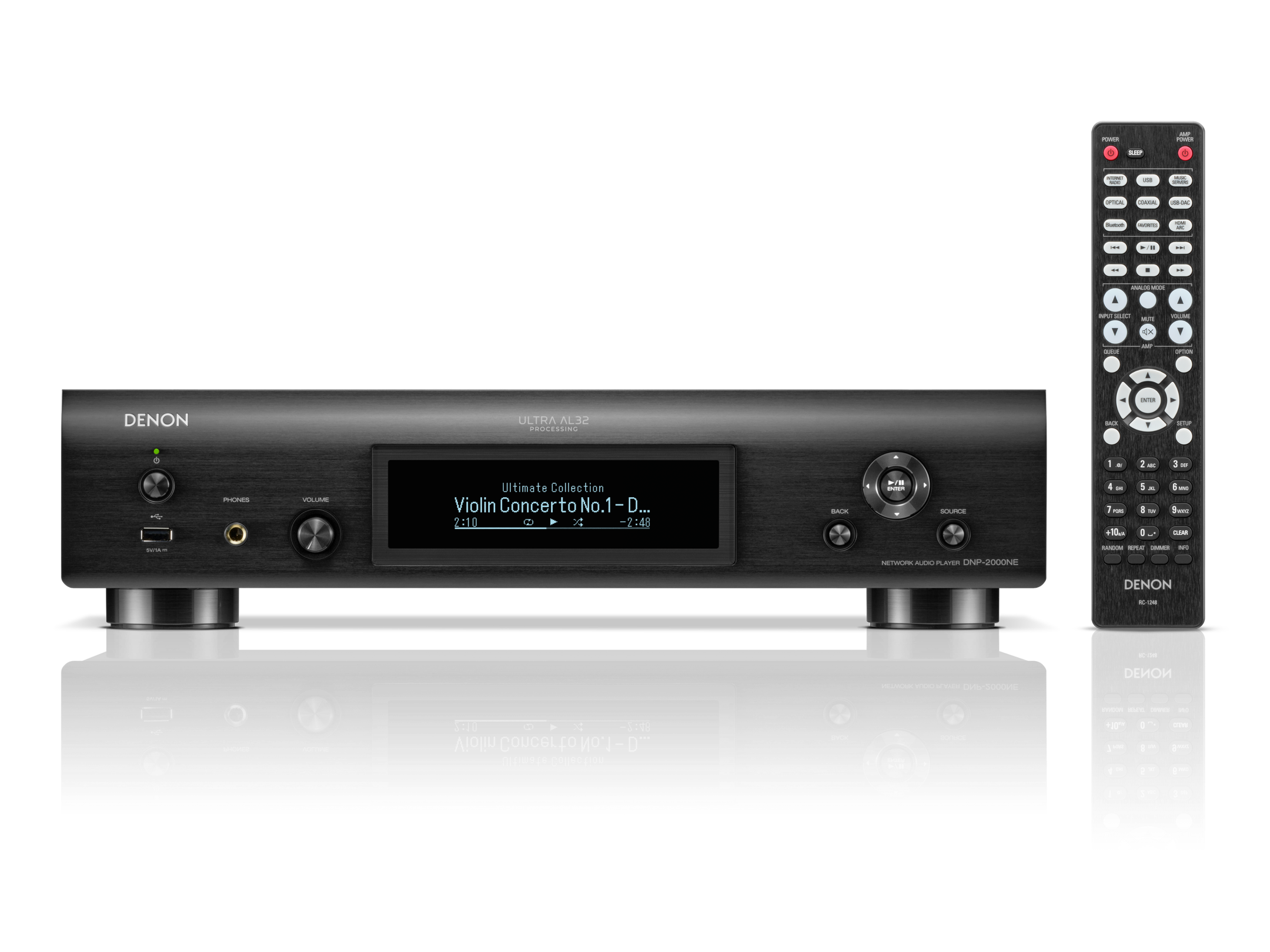 DNP-2000NE High-resolution audio streamer Powered by HEOS™