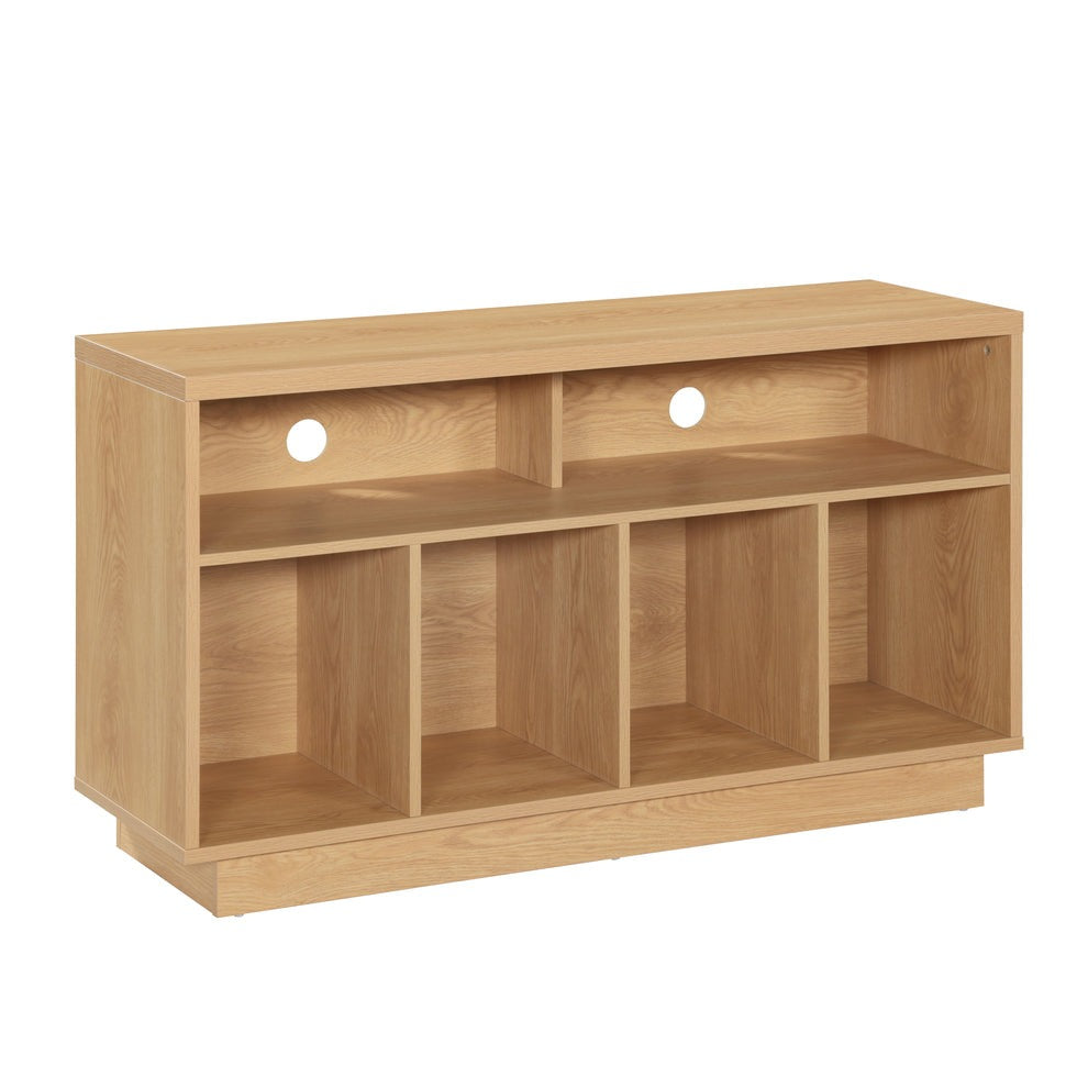 Tauris EDISON Media Stand 1200mm – Vinyl Record Storage & Component Cabinet in Red Oak Finish