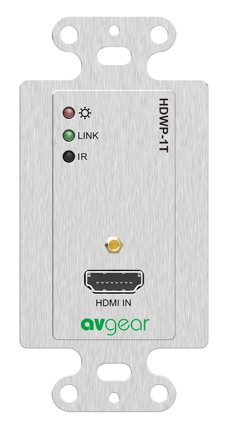 AV Gear AVG-HDWP-1T Single Gang HDMI Wall Plate Transmitter
