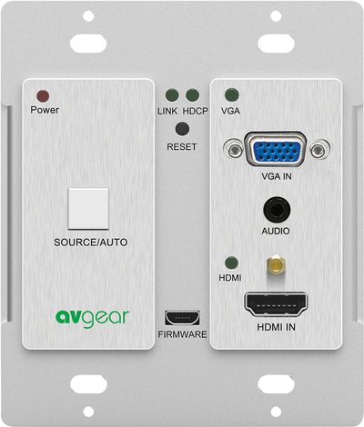 AV Gear AVG-HDWP70-TXB Scaler Wall plate HDBaseT Transmitter