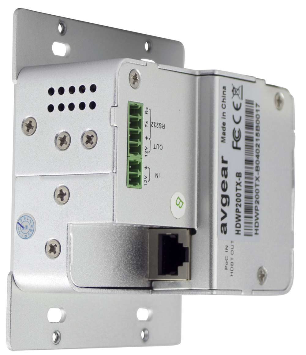 AV Gear AVG-HDWP70-TXB Scaler Wall plate HDBaseT Transmitter