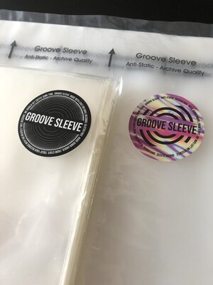 Groove 50 pack of Inner and 50 pack Outer sleeves for 12 inch records "fidy fidy"
