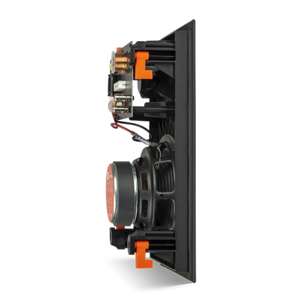 JBL Stage 2 - 6.5" In-Wall EA Archtect. Speaker - RECTANGLE 1" Aluminium Dome Tweeter