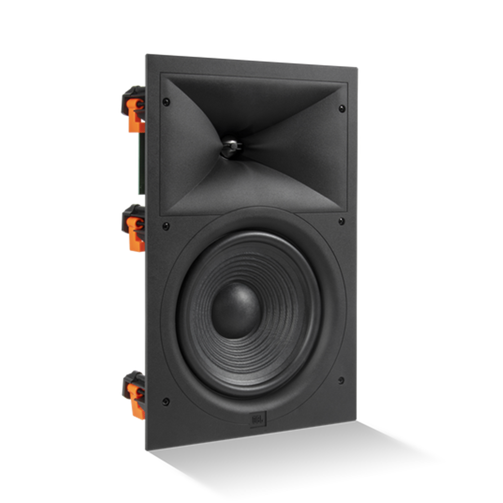 JBL Stage 2 - 8" In-Wall Architectural Speaker - RECTAN 1" Aluminium Dome Tweeter