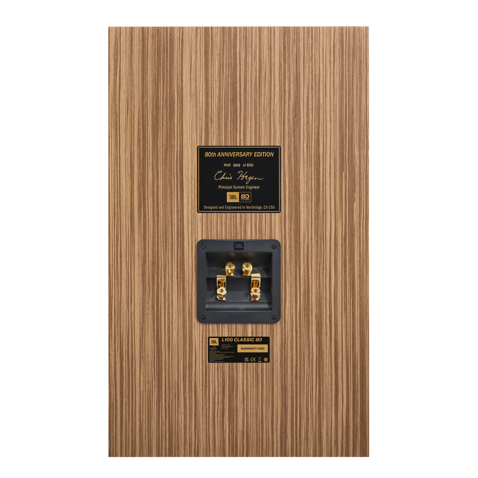 JBL L100 Classic 80 - Limited Edition 80th Anniversary JBL L100 Classic loudspeaker