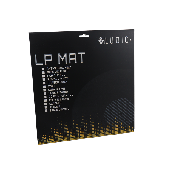 Ludic Acrylic LP Slipmat Red