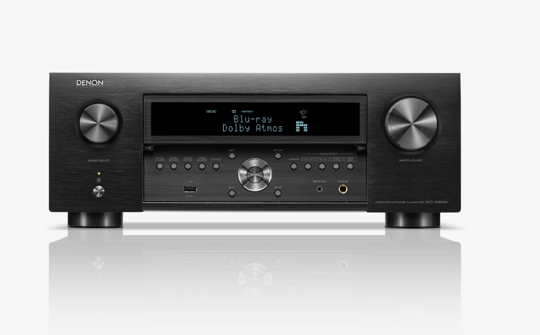Denon AVC-X6800H 11.4 Ch. 205W 8K AV Receiver with HEOS® Built-in