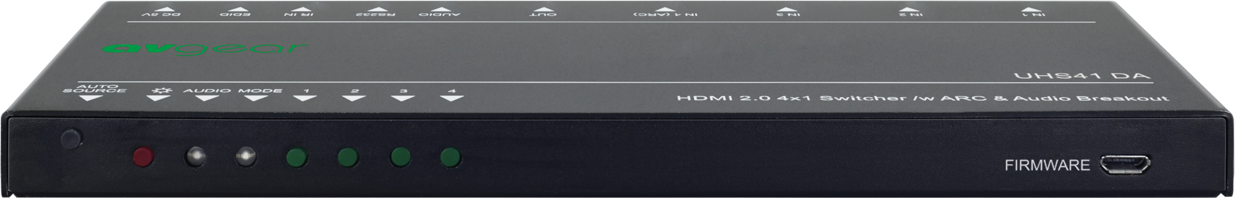 AV Gear AVG-UHS41-DA HDMI2.0 4×1 Switcher