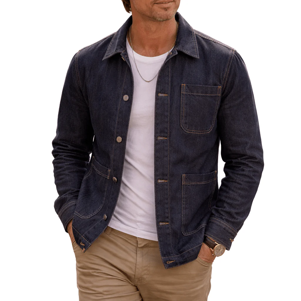 BEAUCAIRE Dark Denim Jacket INDIGO