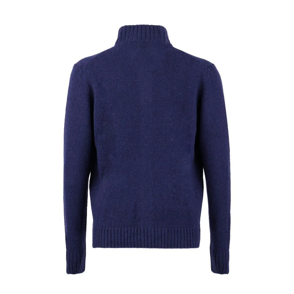 HENRY SARTORIAL Wool Buttonfront Knit