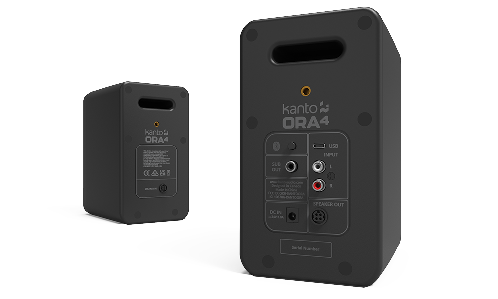Kanto ORA4 140W Powered Reference Speakers with USB-C Input and Bluetooth