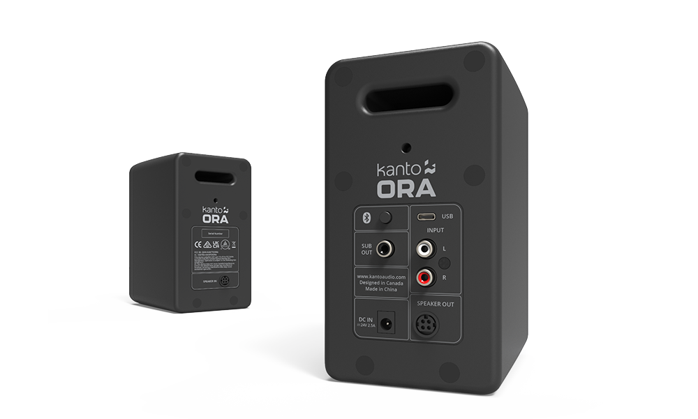 Kanto Ora 100W Powered Reference Desktop Computer Speakers With Bluetooth 5.0