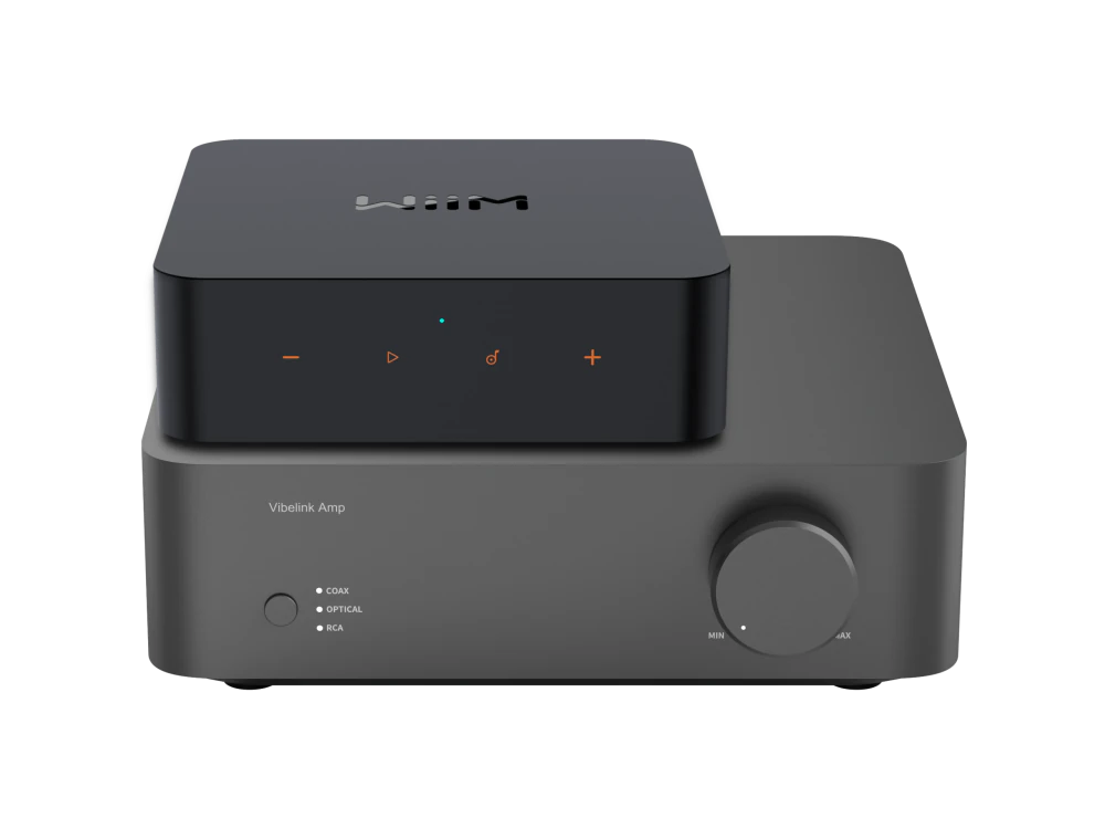 WiiM Vibelink Amp + WiiM Pro Wireless Audio Streamer