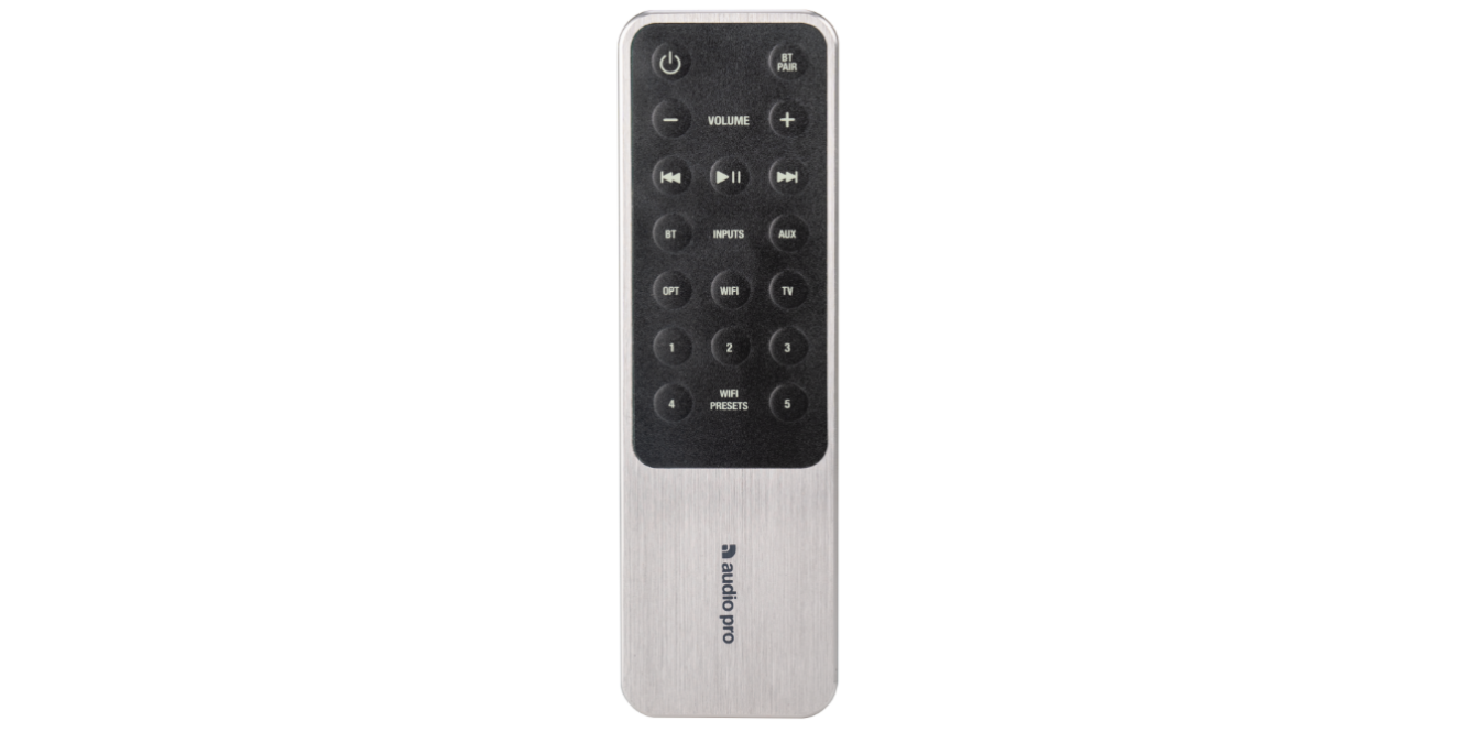 Audio Pro Remote Control for A26/A36/A28/A38/A48 Audio Influence
