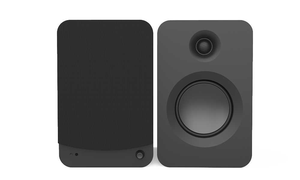 Kanto REN 200W Powered Bookshelf Speakers with HDMI ARC, USB-C, and Bluetooth 5.3