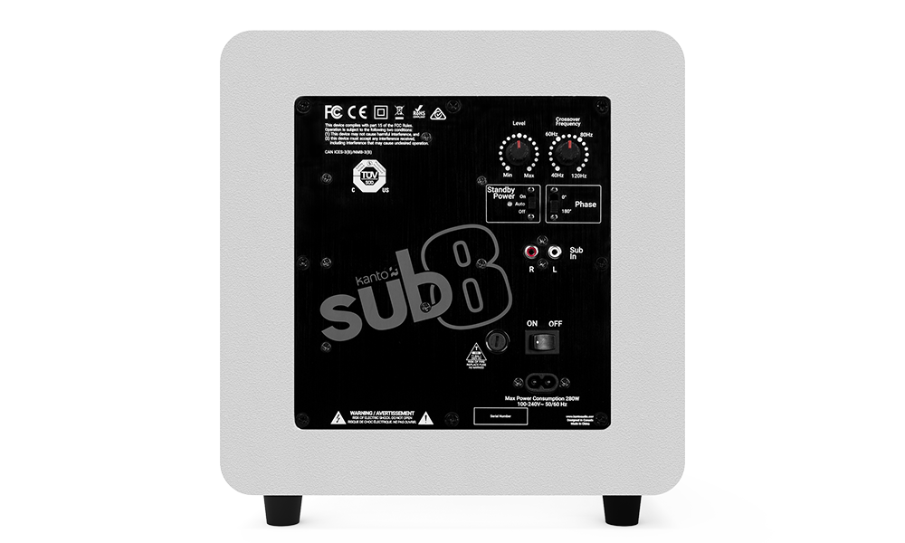 Kanto SUB8 Sealed Powered Subwoofer