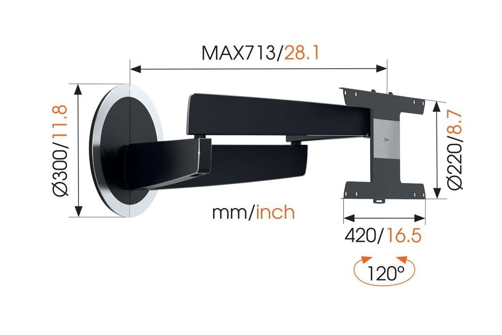 Vogel's NEXT 7346 Full-Motion OLED TV Wall Mount