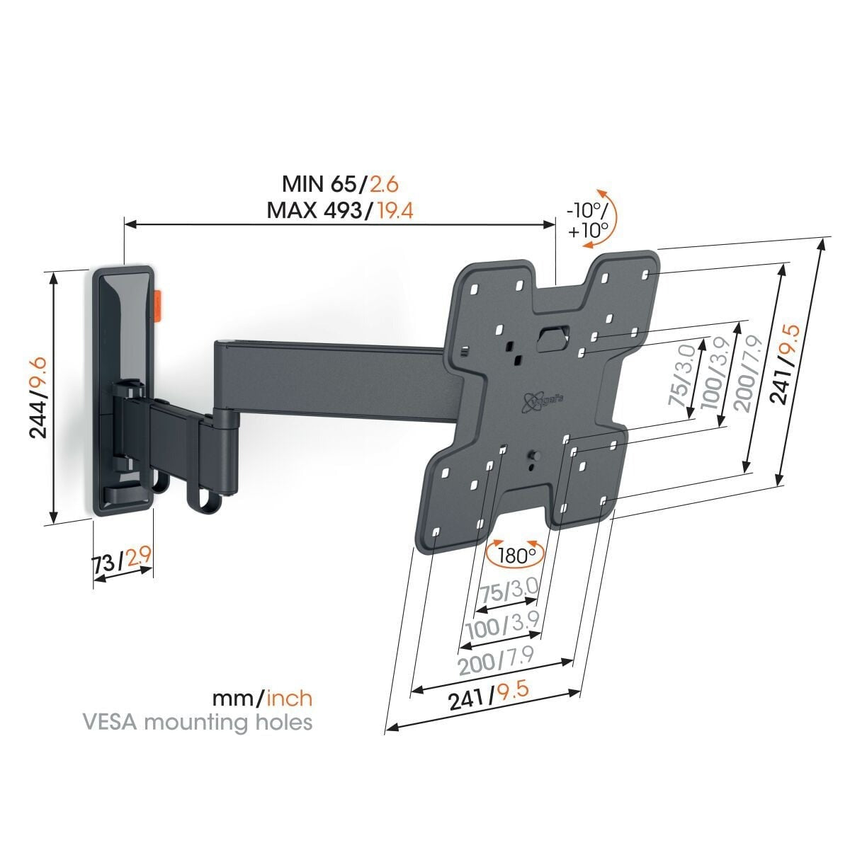 Vogel's TVM 3245 Full-Motion TV Wall Mount