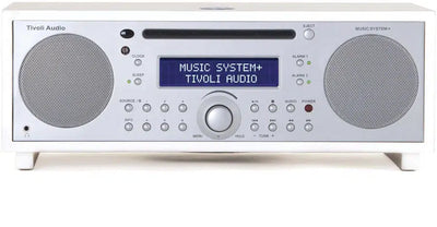 Tivoli Audio Music System+ Bluetooth® / DAB+ / FM / CD Player Hi-Fi System-White/Silver-Audio Influence