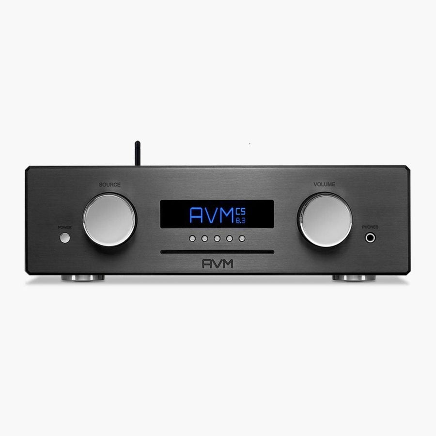 AVM CS 8.3 All in One Streaming Amplifier - Ovation Line Aluminium Black at Audio Influence