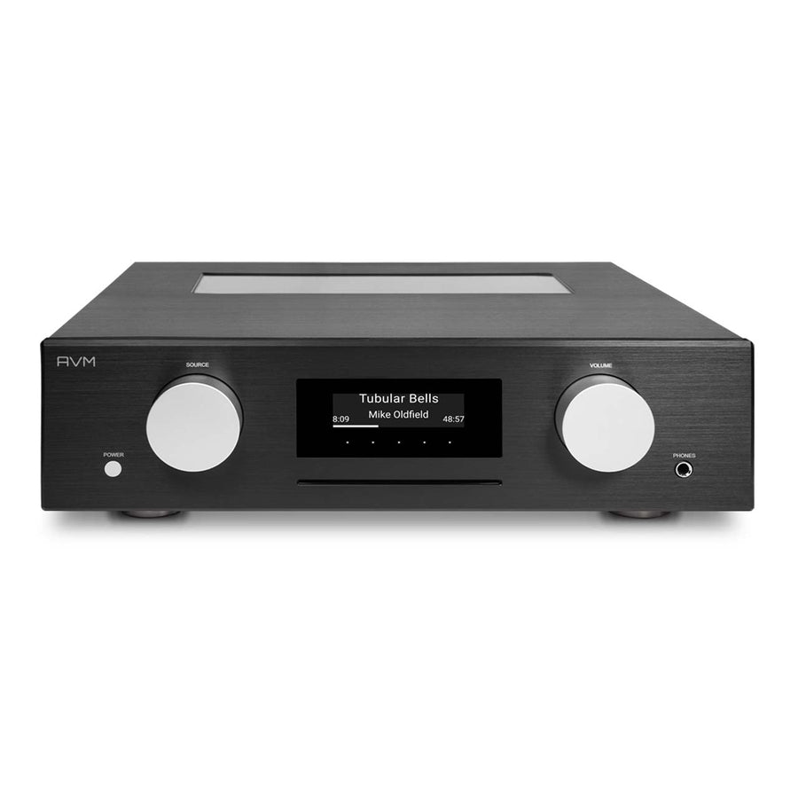 AVM Evolution CS 5.3 All-in-One Streaming CD Receiver Aluminium Black at Audio Influence