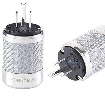 Furutech FI-50M-NCF (R) Rhodium plated US AC Power Connector (Each)-Audio Influence