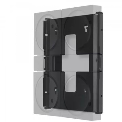 Flexson Wall Mount for 4 Sonos Amps - Black-Audio Influence