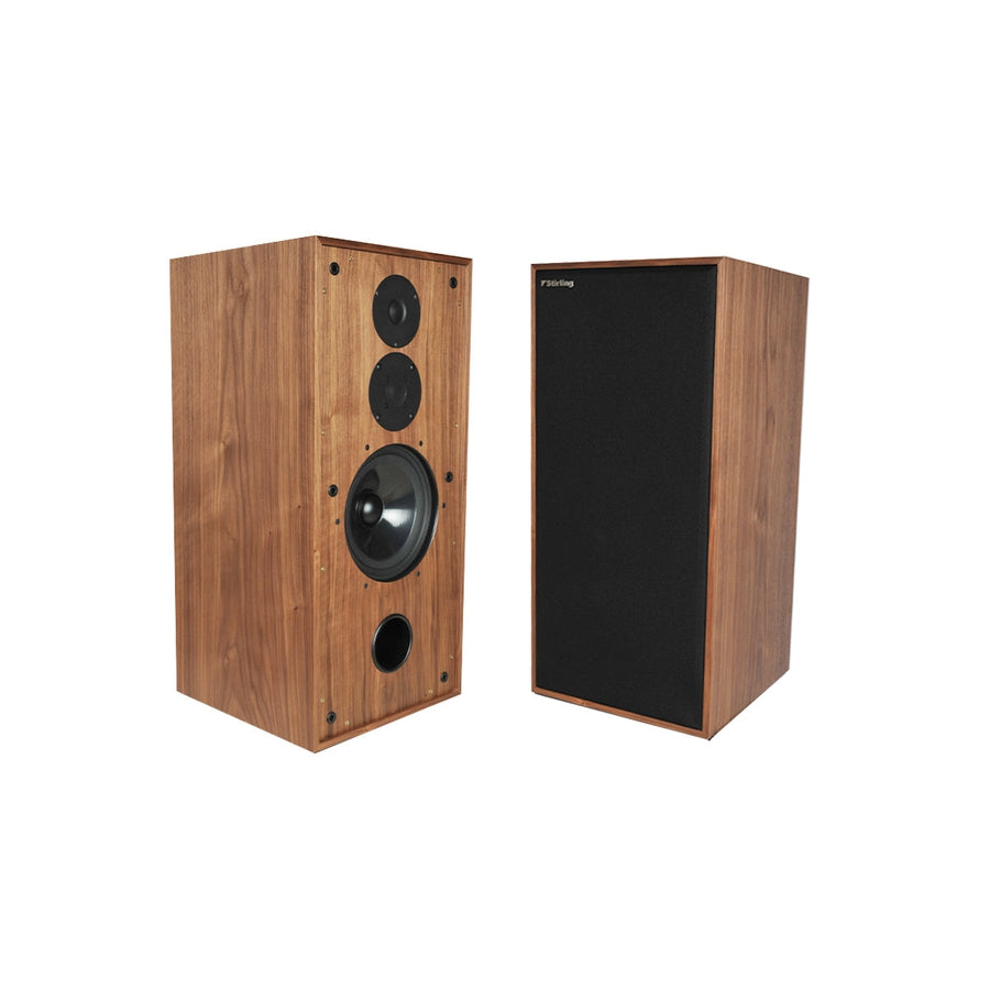 Stirling Broadcast LS3/6 V3 Reference Audio Speakers In Walnut