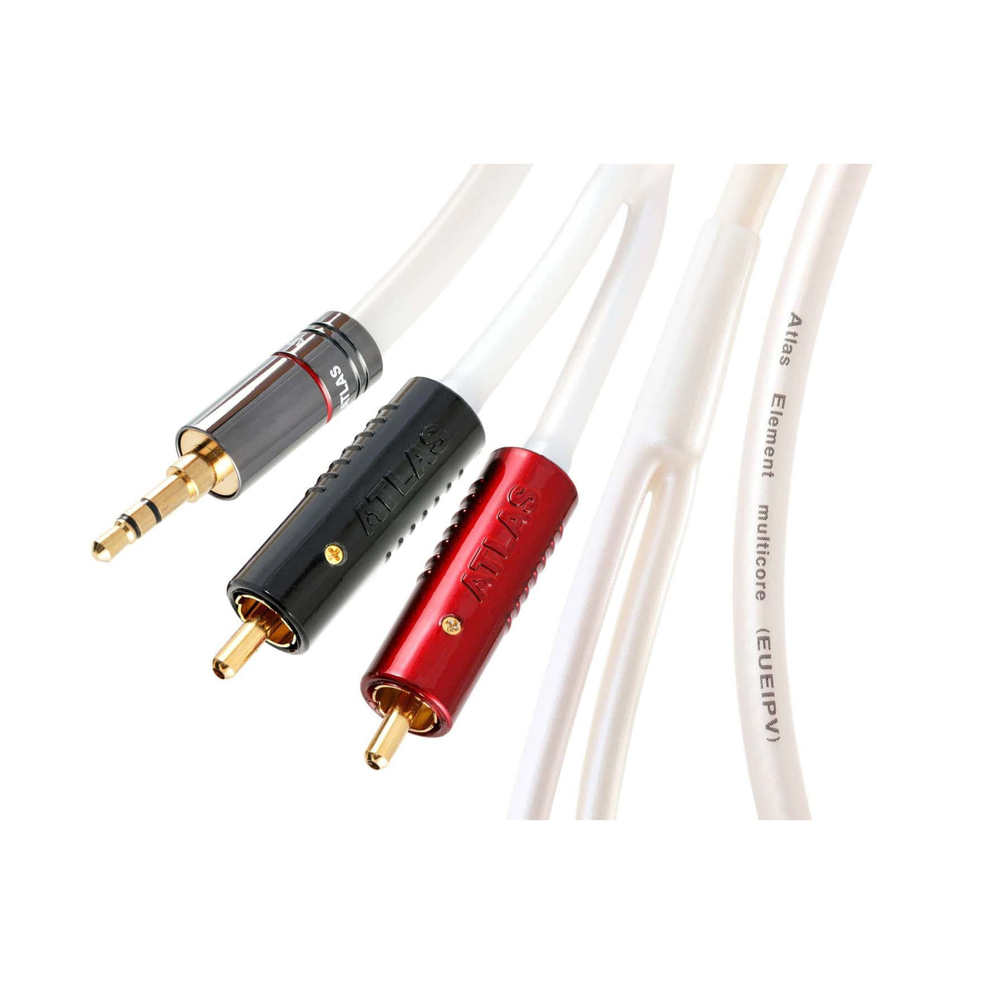 Atlas Element Metik 3.5mm - Achromatic RCA 1:2 Cable at Audio Influence