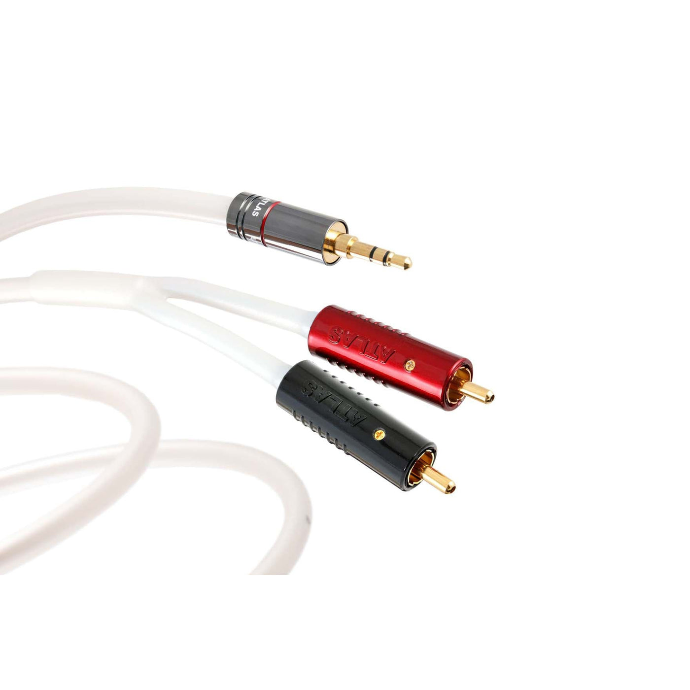 Atlas Element Metik 3.5mm - Achromatic RCA 1:2 Cable at Audio Influence