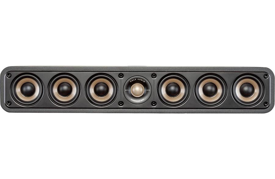 Polk Signature Elite Series ES35 Slim Center/LCR Speaker (Each) Black at Audio Influence