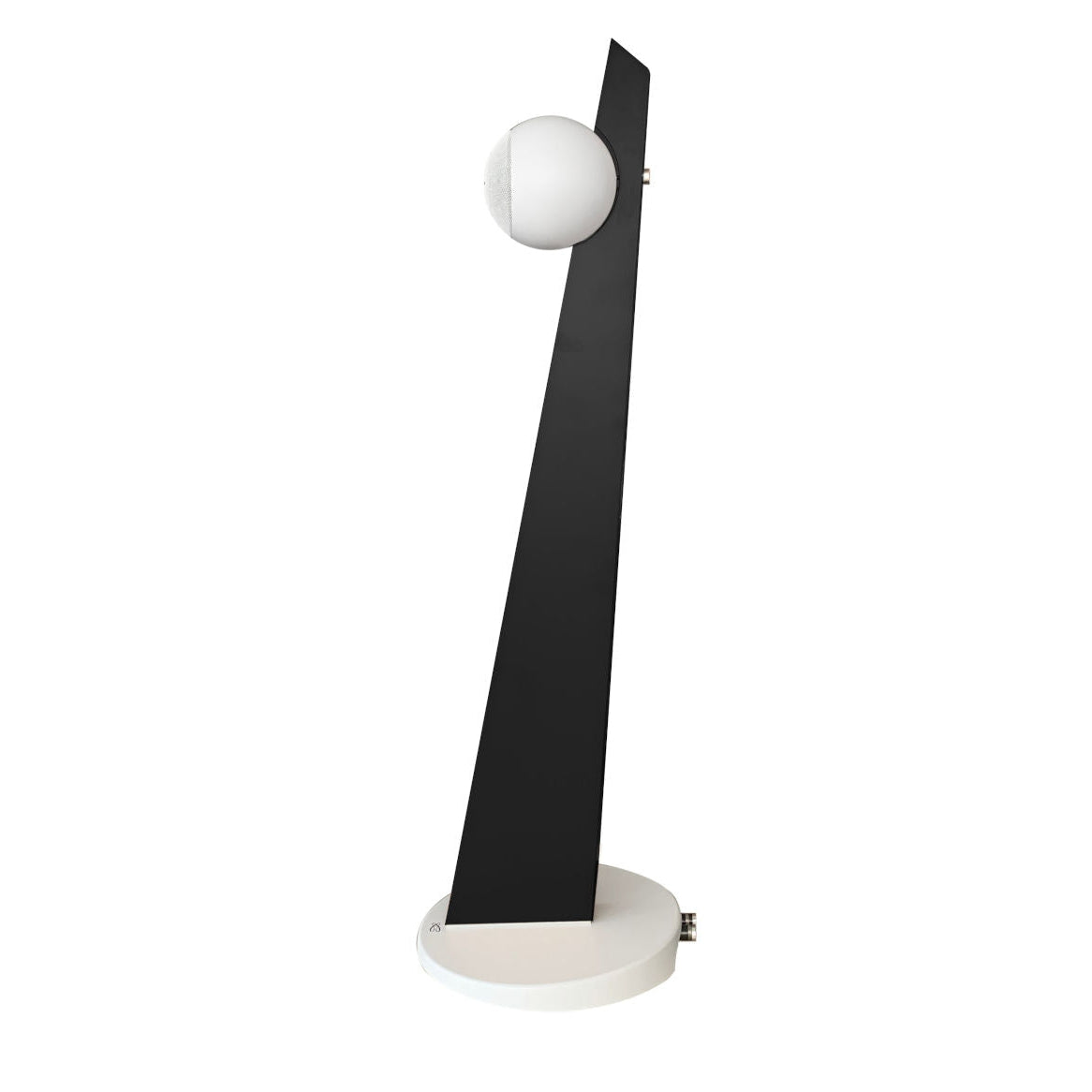 Cabasse iO 3 Satellite Speaker on Floor Stand (Pair) Black/White base by Audio Influence