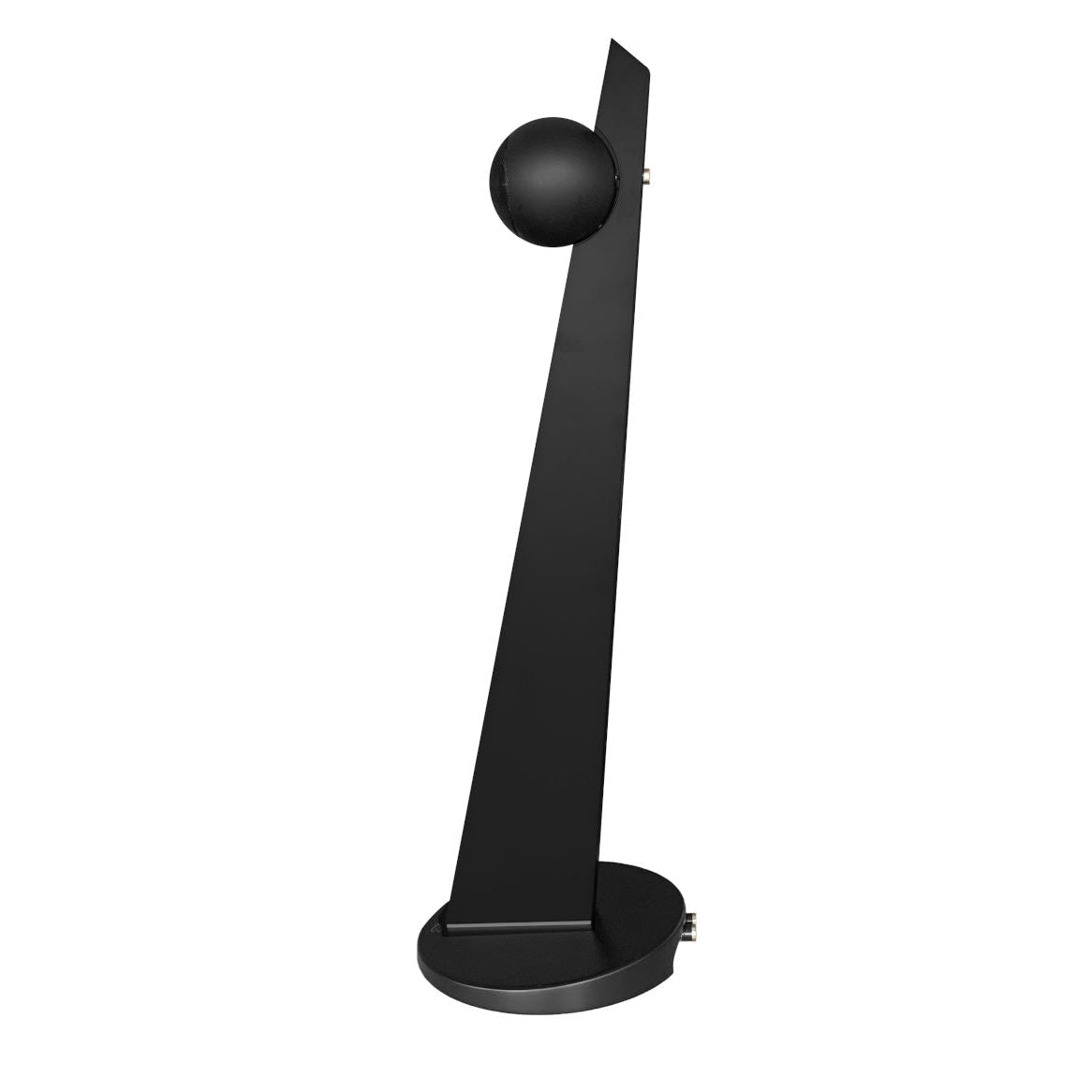 Cabasse iO 3 Satellite Speaker on Floor Stand (Pair) Black/Black base by Audio Influence