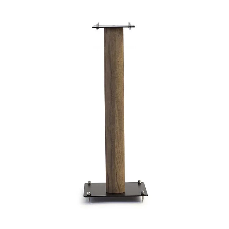 Norstone Stylum 3 Speaker Stands Black satin/Oak at Audio Influence