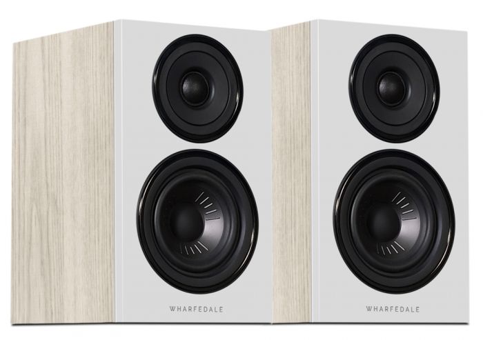 Wharfedale Diamond 12.0 2 Way Bookshelf Speakers Light Oak at Audio Influence