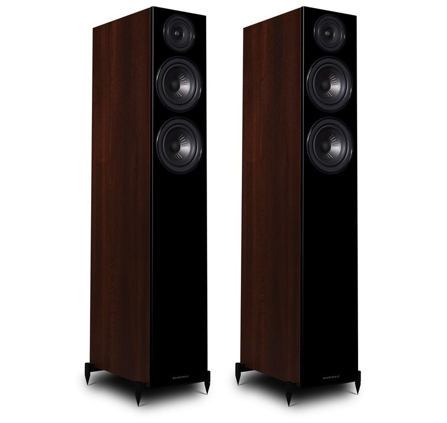 Wharfedale Diamond 12.4 - 2.5-Way Floorstanding Speaker Walnut at Audio Influence