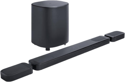 JBL Bar 1000MK2 7.1.4 channel soundbar system with detachable surround speakers, MultiBeam 3.0™, Dolby Atmos® and DTS:X®