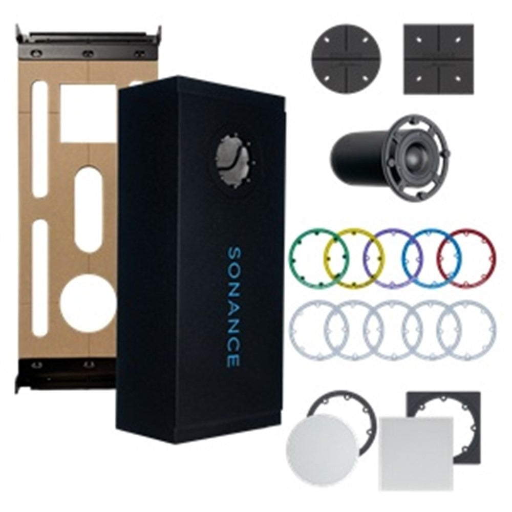 Sonance SA4-66 Small Aperture complete speaker kit micro trim grille 125W 8 ohm
