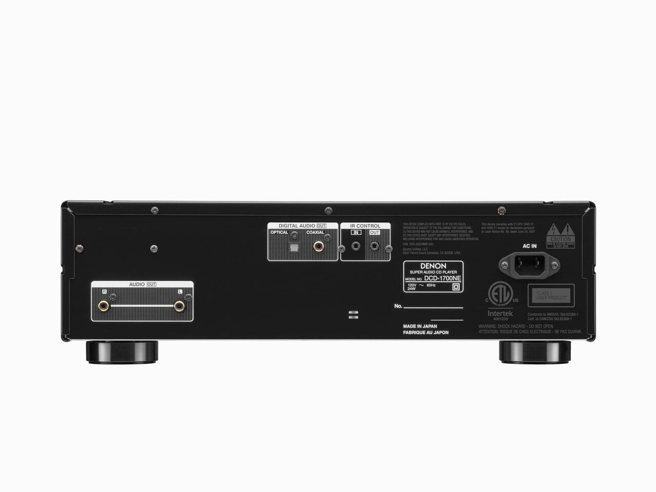 Denon DCD-1700NE CD/SACD player with Advanced AL32 Processing Plus