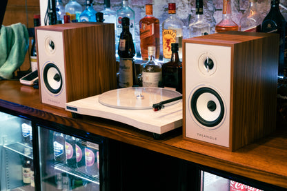 European sons HiFi Bundle - New Horizon 129i Turntable + Triangle Borea BR02 Bookshelf Speakers Bundle