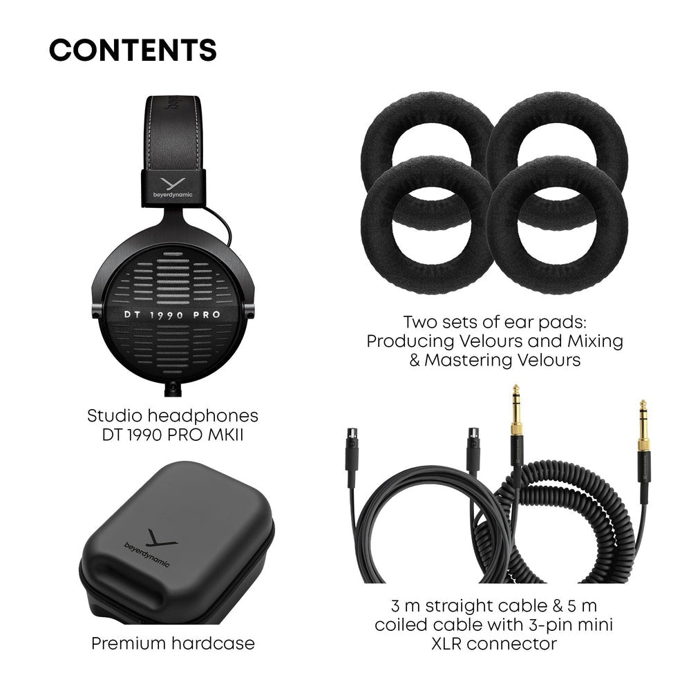 Beyerdynamic DT 1990 PRO MKII 30 Ohm Reference Quality Open-back Headphones