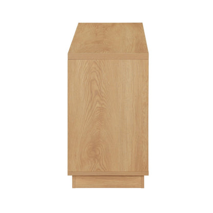 Tauris EDISON Media Stand 1200mm – Vinyl Record Storage & Component Cabinet in Red Oak Finish