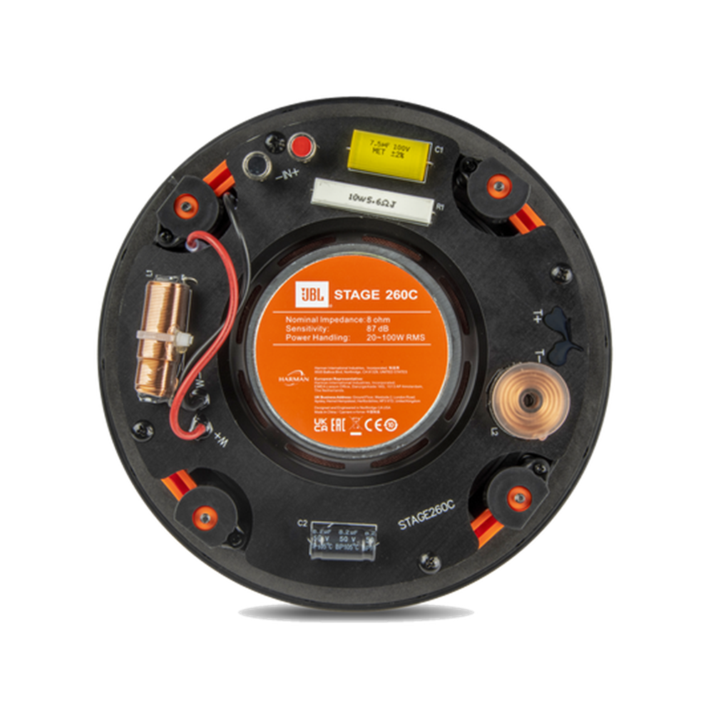 JBL Stage 2 - 6.5" In-Ceiling Architectural Speaker ROUND 1" Aluminium Dome Tweeter