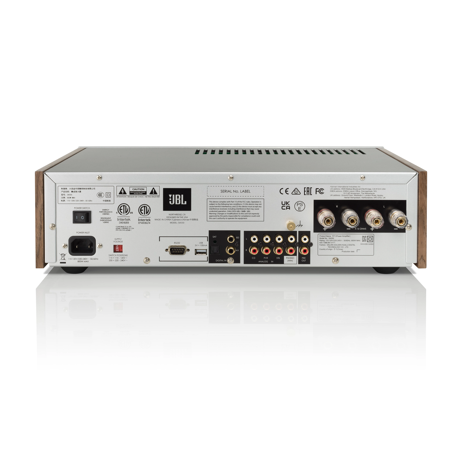 JBL Classic Series SA550 - Integrated Amplifier