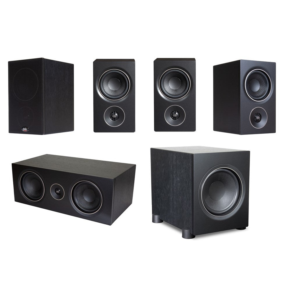 PSB ALPHA 5.1 CINE PACK Alpha P3 (2 pairs)+Alpha C10+ Alpha S8
